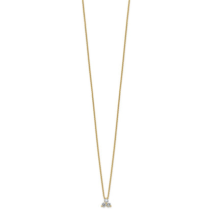 True Origin Lab Grown Diamond VS+ F+ 18 in Complete Cluster Necklace