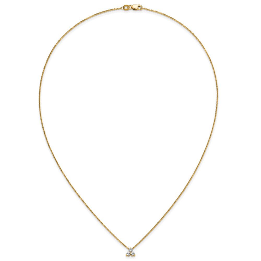 True Origin Lab Grown Diamond VS+ F+ 18 in Complete Cluster Necklace