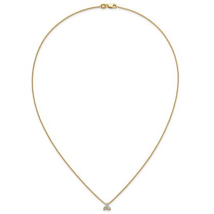 True Origin Lab Grown Diamond VS+ F+ 18 in Complete Cluster Necklace