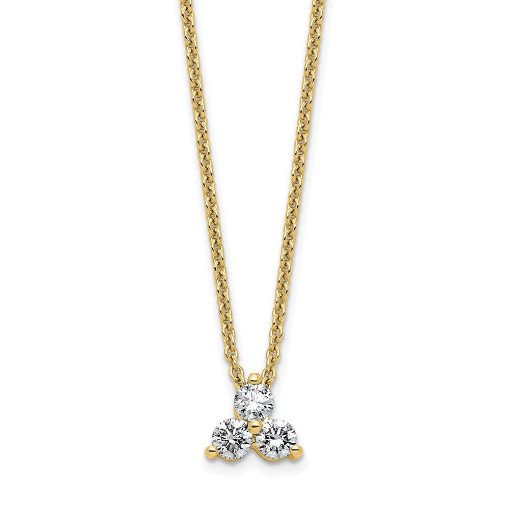 True Origin Lab Grown Diamond VS+ F+ 18 in Complete Cluster Necklace