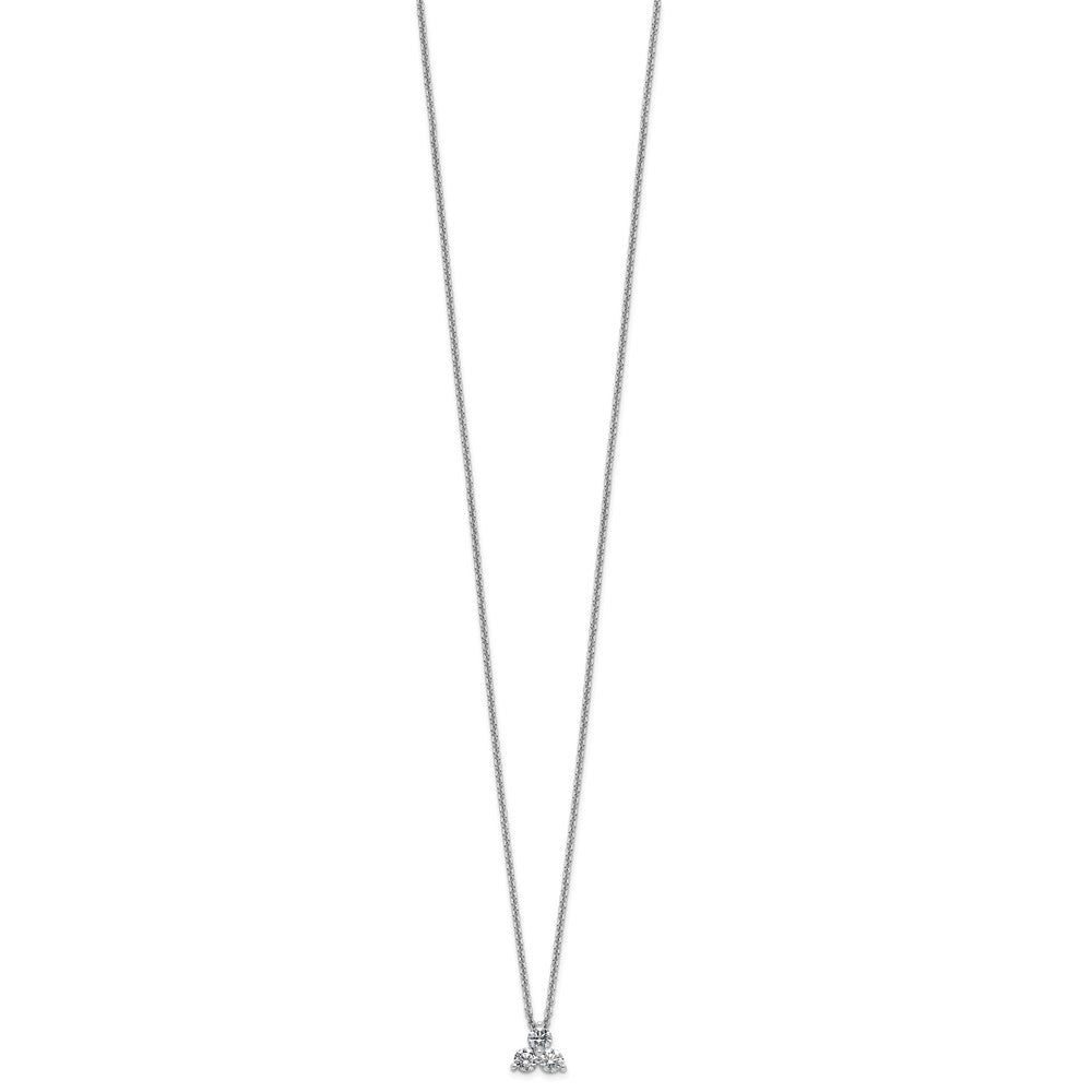 True Origin Lab Grown Diamond VS+ F+ 18 in Complete Cluster Necklace