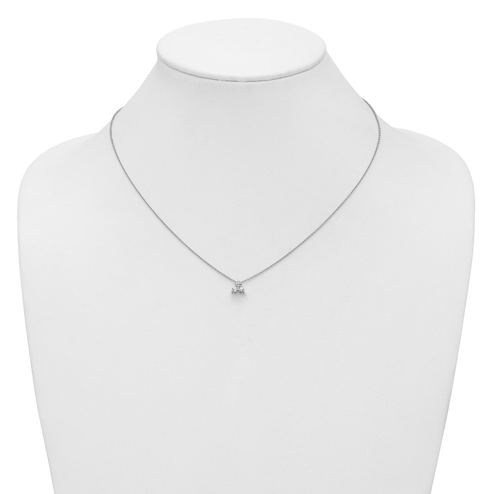 True Origin Lab Grown Diamond VS+ F+ 18 in Complete Cluster Necklace
