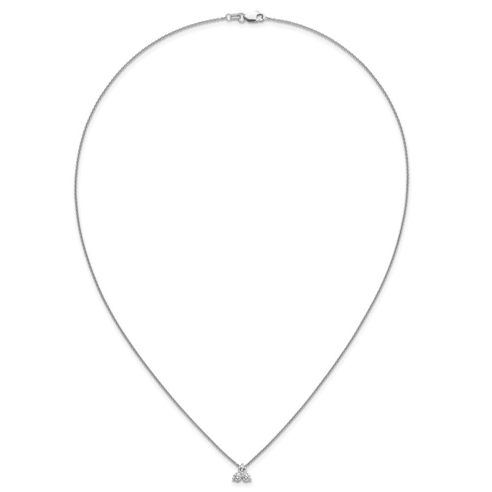 True Origin Lab Grown Diamond VS+ F+ 18 in Complete Cluster Necklace