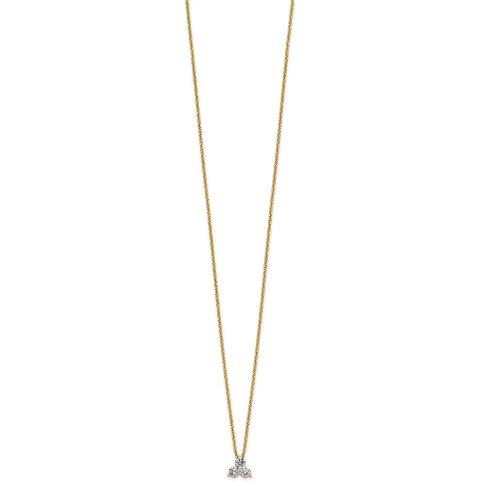 True Origin Lab Grown Diamond VS+ F+ 18 in Complete Cluster Necklace