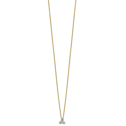 True Origin Lab Grown Diamond VS+ F+ 18 in Complete Cluster Necklace