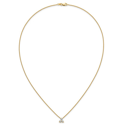 True Origin Lab Grown Diamond VS+ F+ 18 in Complete Cluster Necklace