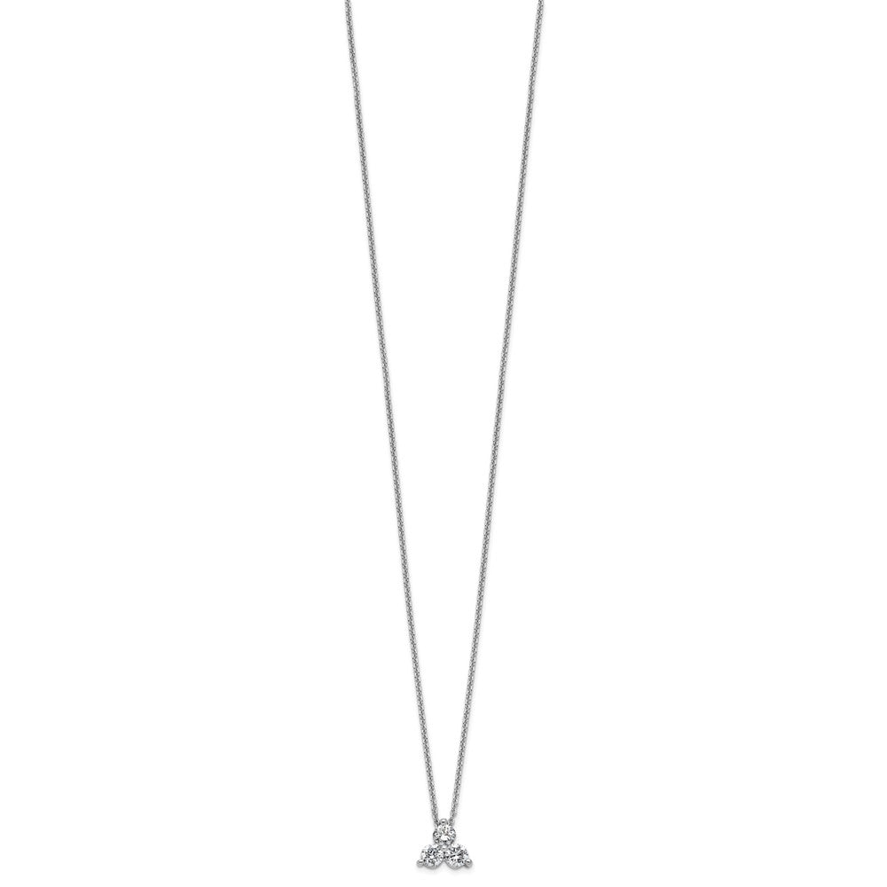 True Origin Lab Grown Diamond VS+ F+ 18 in Complete Cluster Necklace