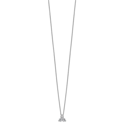True Origin Lab Grown Diamond VS+ F+ 18 in Complete Cluster Necklace