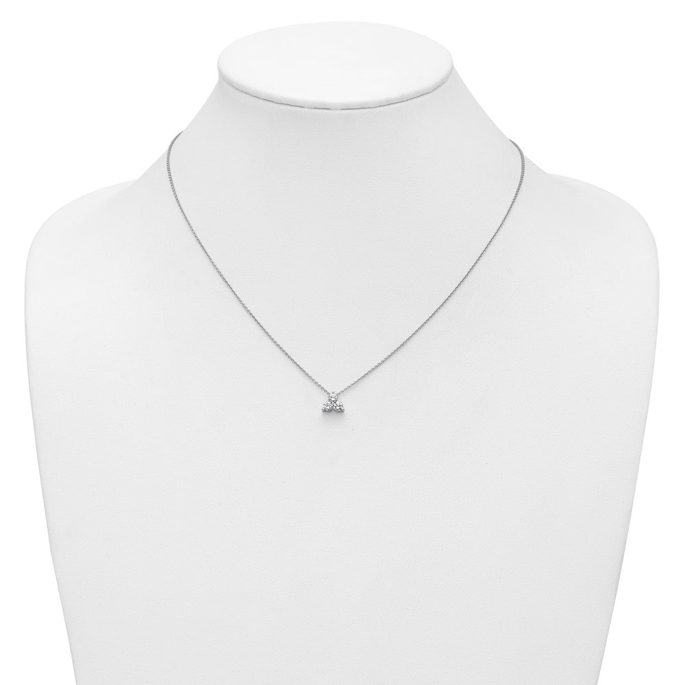 True Origin Lab Grown Diamond VS+ F+ 18 in Complete Cluster Necklace
