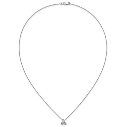 True Origin Lab Grown Diamond VS+ F+ 18 in Complete Cluster Necklace