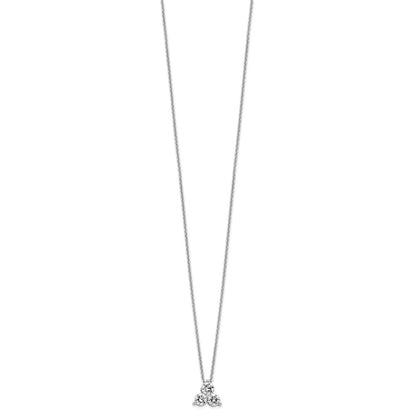 True Origin Lab Grown Diamond VS+ F+ 18 in Complete Cluster Necklace