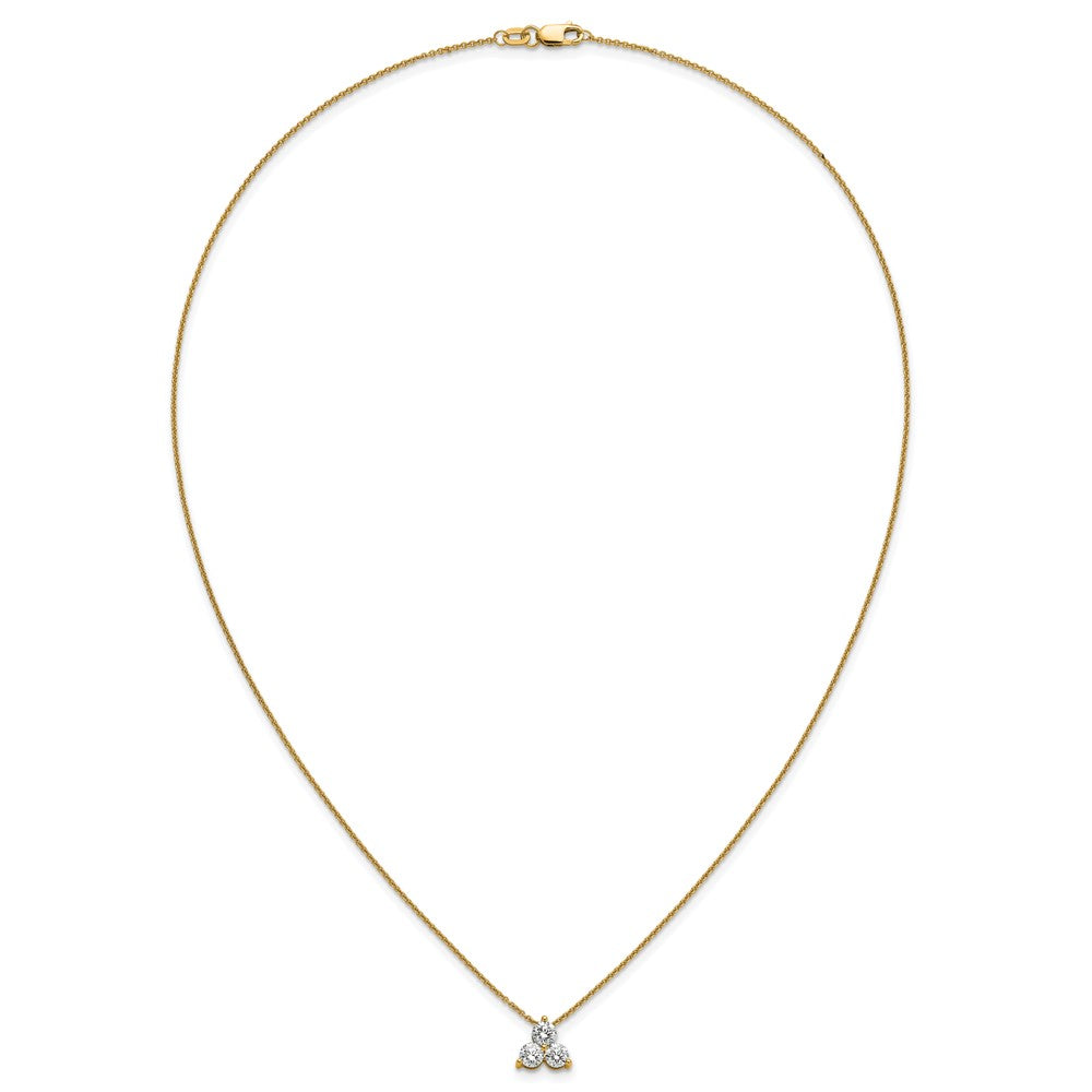 True Origin Lab Grown Diamond VS+ F+ 18 in Complete Cluster Necklace