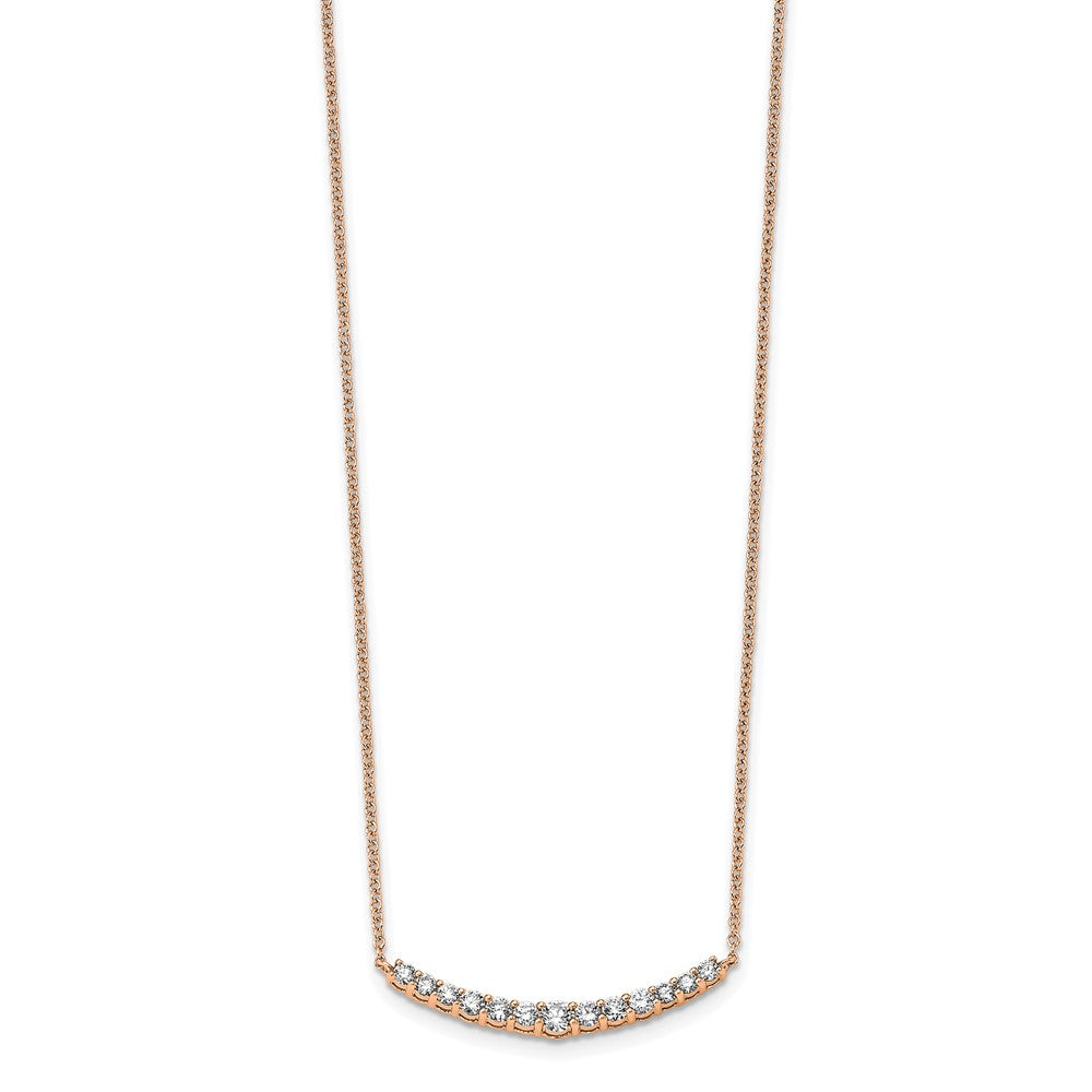 True Origin Lab Grown Diamond VS+ F+ 18 in Complete Fashion Bar Necklace