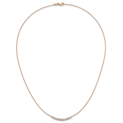True Origin Lab Grown Diamond VS+ F+ 18 in Complete Fashion Bar Necklace