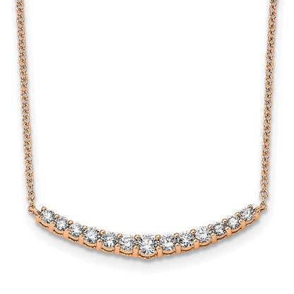 True Origin Lab Grown Diamond VS+ F+ 18 in Complete Fashion Bar Necklace