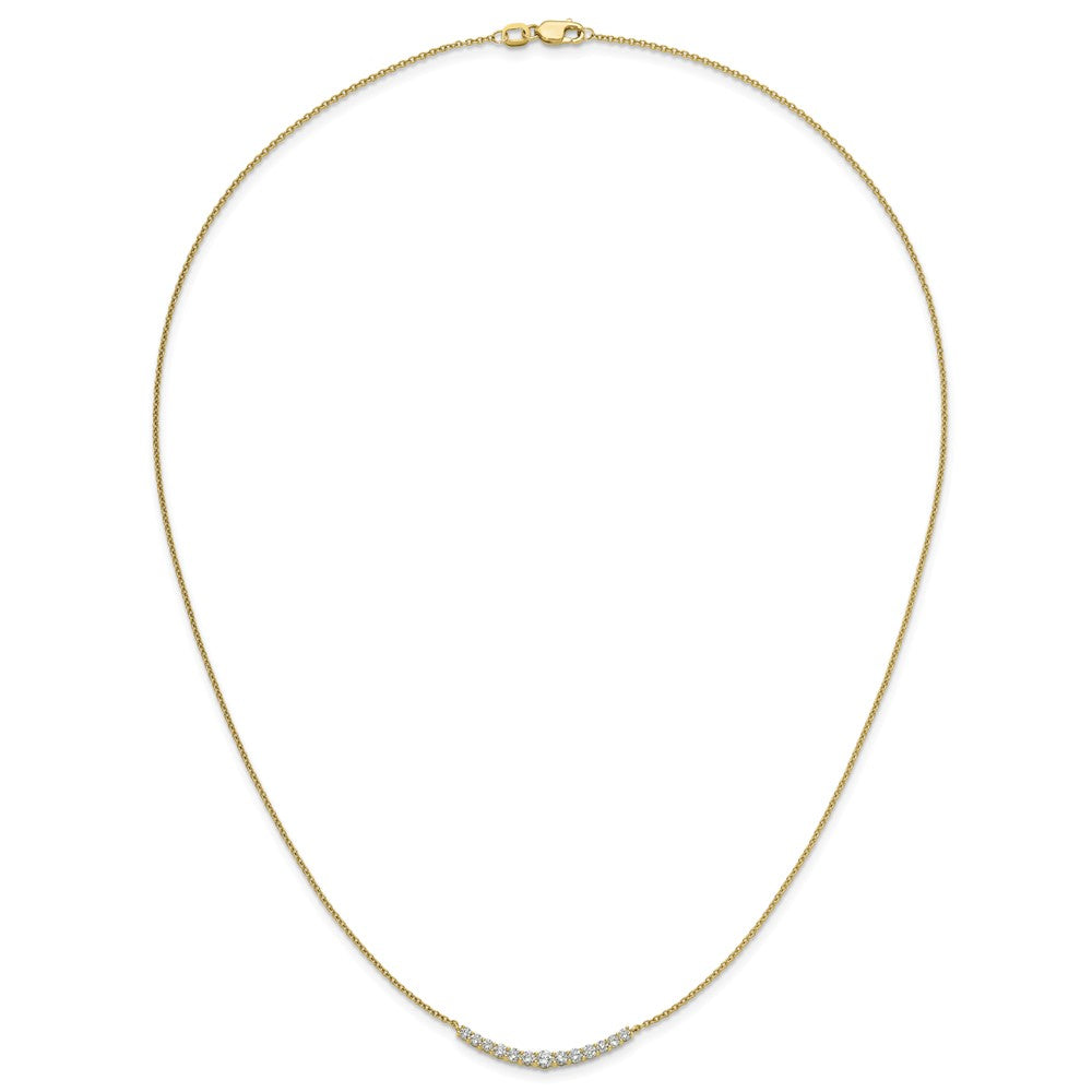 True Origin Lab Grown Diamond VS+ F+ 18 in Complete Fashion Bar Necklace