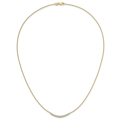 True Origin Lab Grown Diamond VS+ F+ 18 in Complete Fashion Bar Necklace