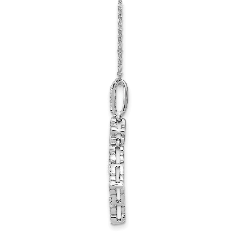 True Origin Lab Grown Diamond VS+ F+ Complete 18 in Bloom Floral Necklace