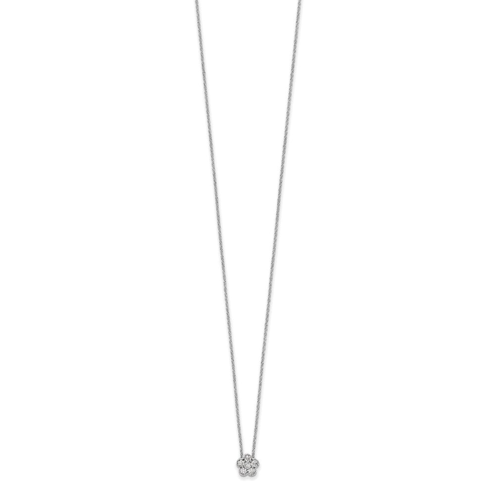 True Origin Lab Grown Diamond VS+ F+ Complete 18 in Floral Necklace