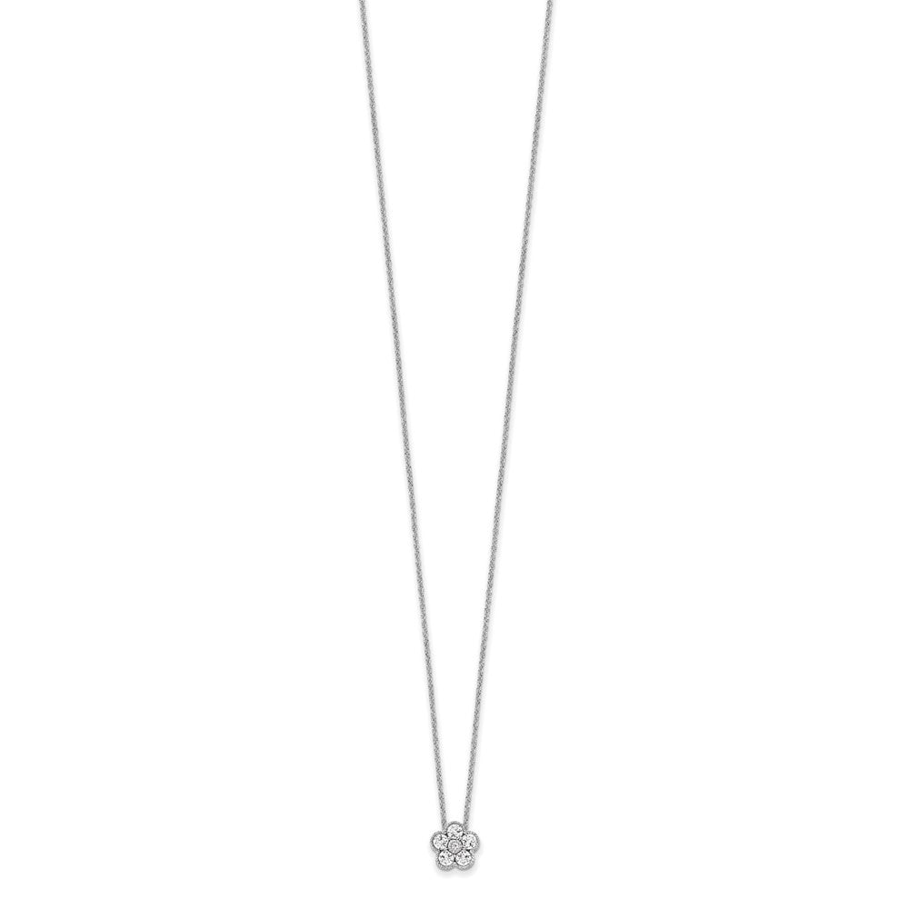 True Origin Lab Grown Diamond VS+ F+ Complete 18 in Floral Necklace