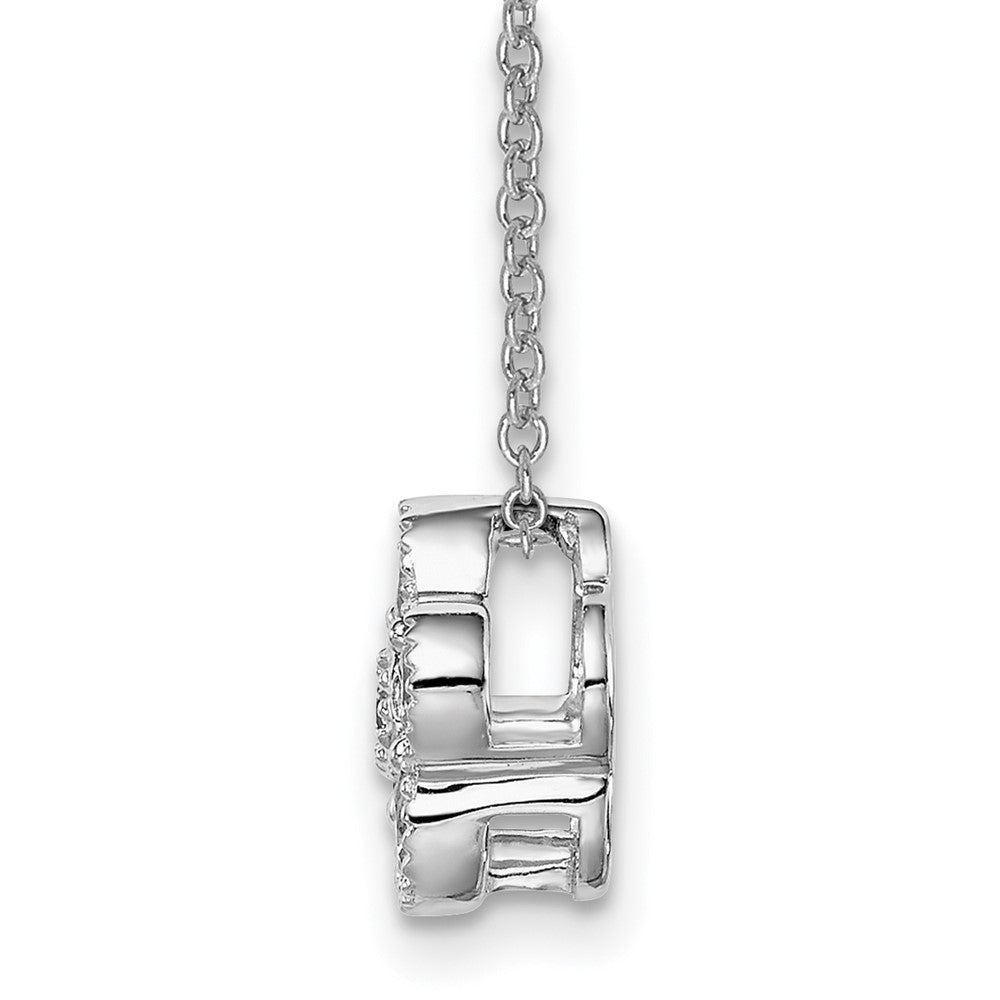 True Origin Lab Grown Diamond VS+ F+ Complete 18 in Floral Necklace