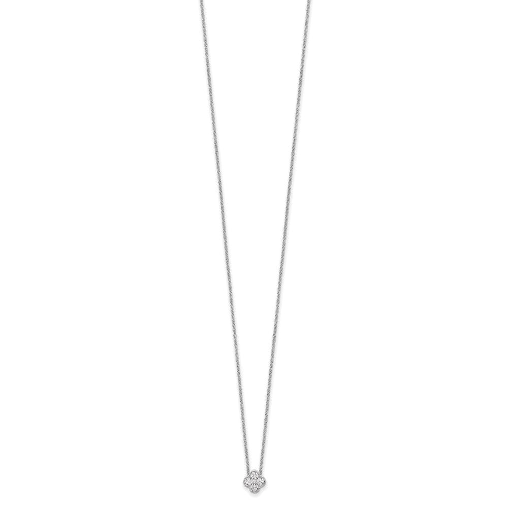 True Origin Lab Grown Diamond VS+ F+ Complete 18 in Bloom Floral Necklace