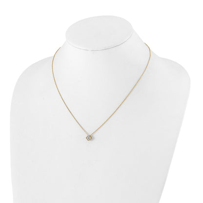 True Origin Lab Grown Diamond VS+ F+ Complete 18 in Bloom Floral Necklace