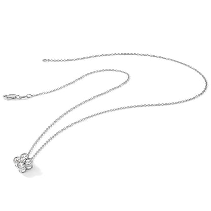 True Origin Lab Grown Diamond VS+ F+ Complete 18 in Bloom Floral Necklace
