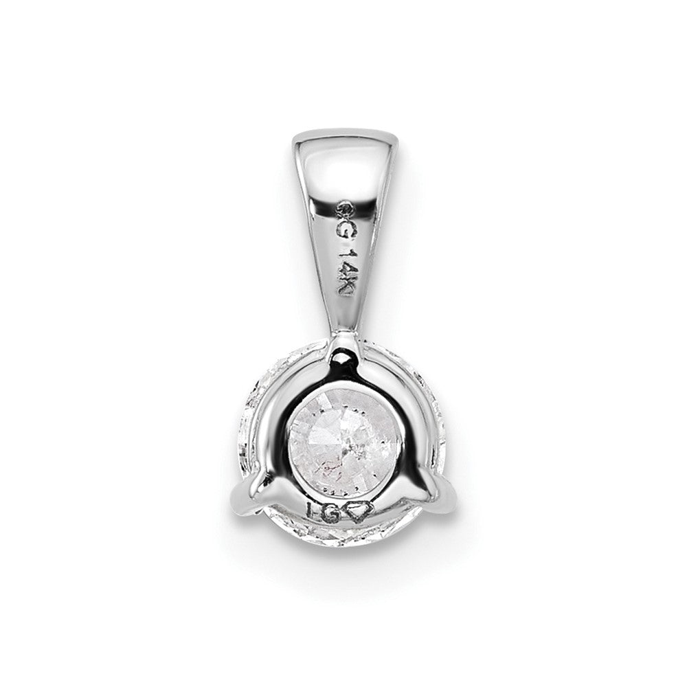 Lab Grown Diamond VS/SI+ G+ Three Prong Complete Solitaire Pendant