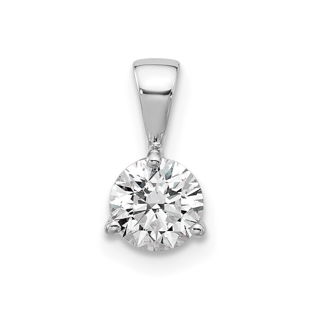 Lab Grown Diamond VS/SI+ G+ Three Prong Complete Solitaire Pendant