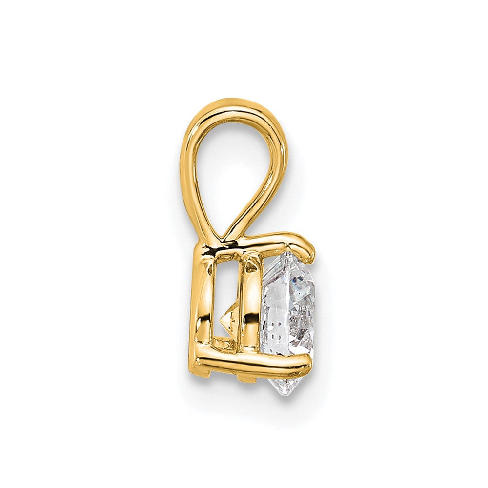 Lab Grown Diamond VS/SI+ G+ Three Prong Complete Solitaire Pendant