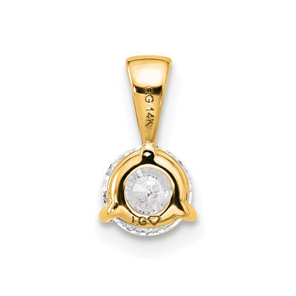 Lab Grown Diamond VS/SI+ G+ Three Prong Complete Solitaire Pendant