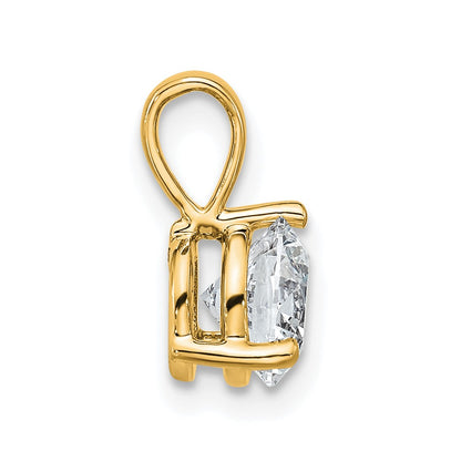 Lab Grown Diamond VS/SI+ G+ Three Prong Complete Solitaire Pendant