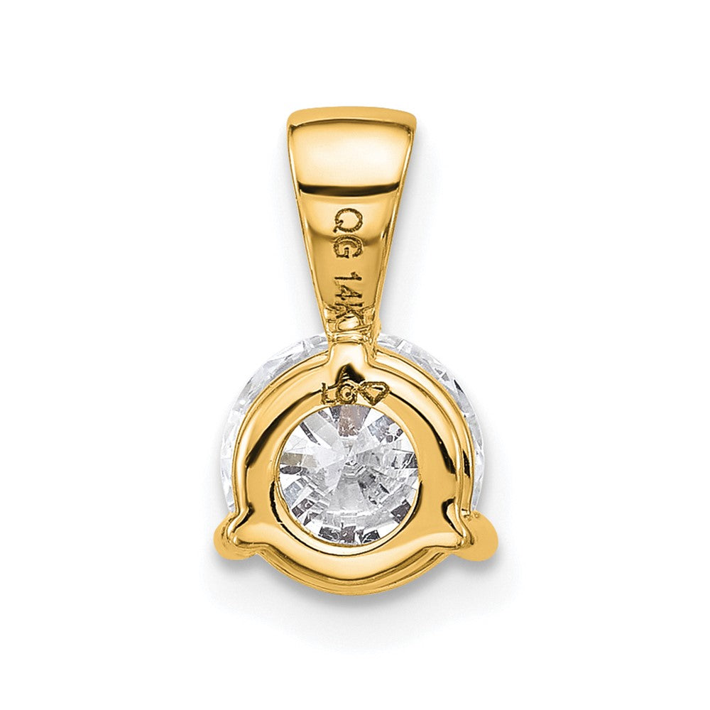 Lab Grown Diamond VS/SI+ G+ Three Prong Complete Solitaire Pendant