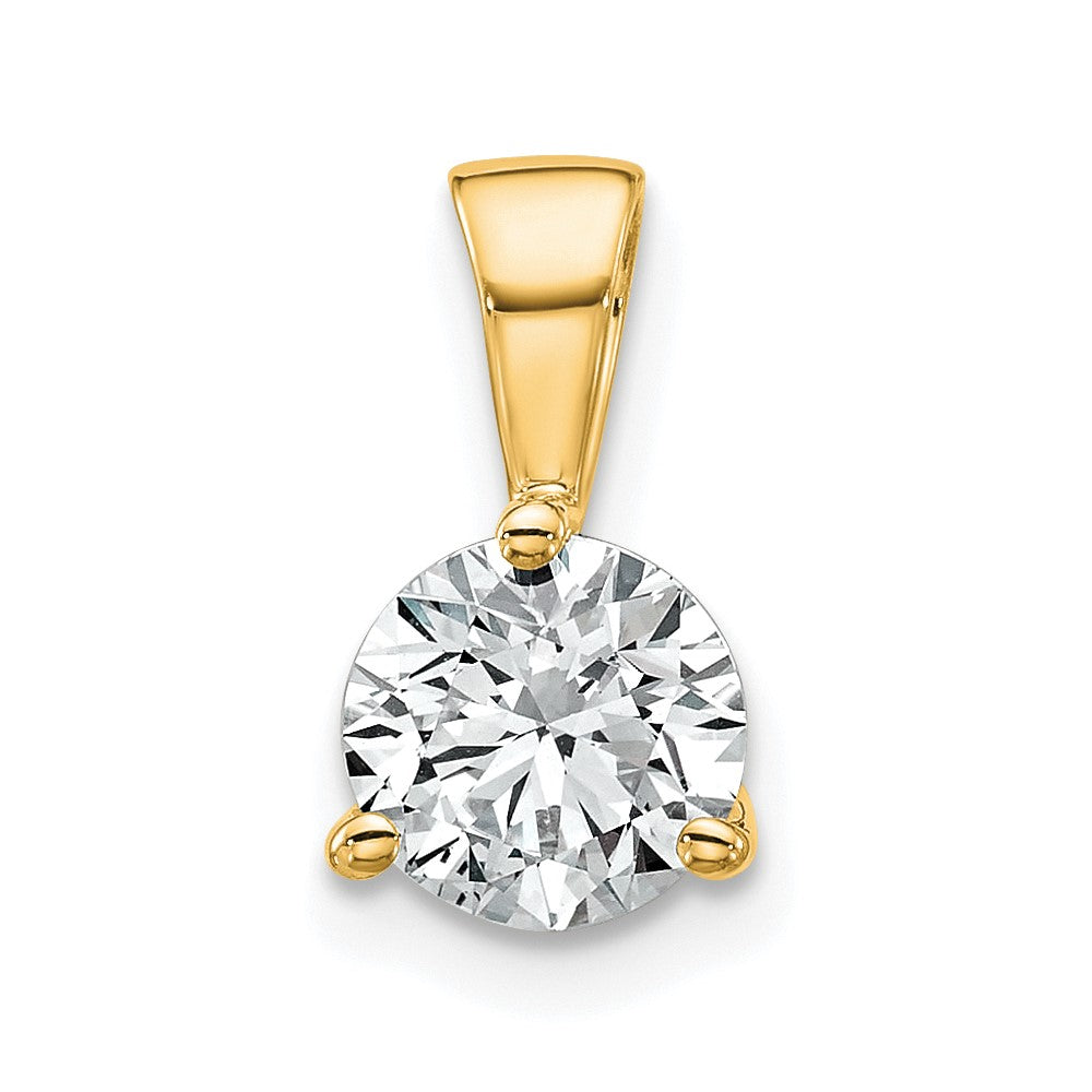 Lab Grown Diamond VS/SI+ G+ Three Prong Complete Solitaire Pendant