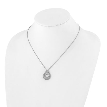 True Origin Lab Grown Diamond VS+ F+ 18 in Complete Circle Pendant Necklace