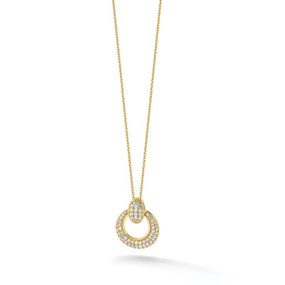 True Origin Lab Grown Diamond VS+ F+ 18 in Complete Circle Pendant Necklace