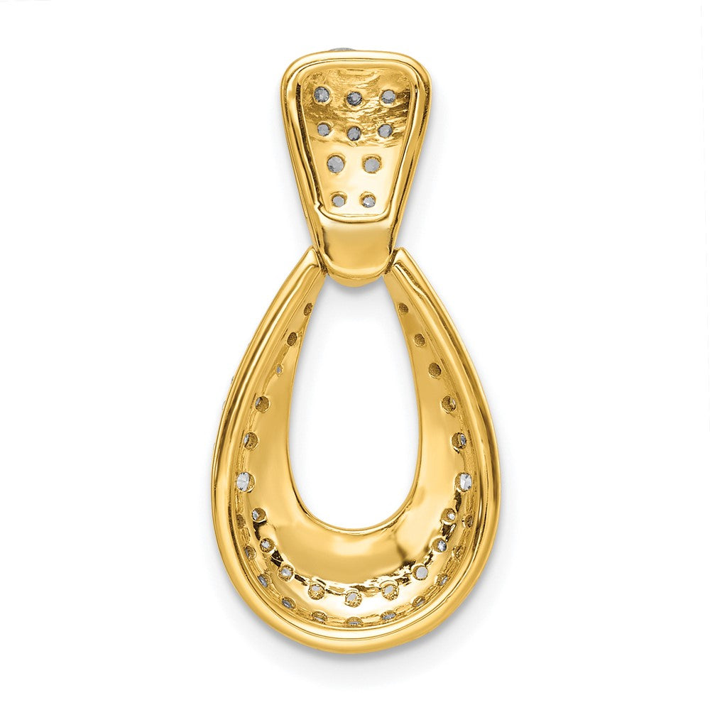 True Origin Lab Grown Diamond VS+ F+ 18 in Complete Teardrop Necklace