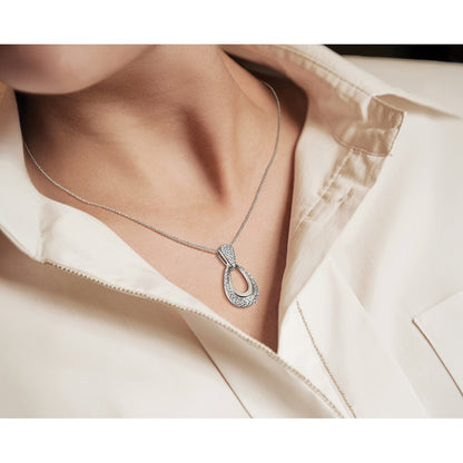 True Origin Lab Grown Diamond VS+ F+ 18 in Complete Teardrop Necklace