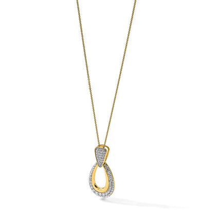 True Origin Lab Grown Diamond VS+ F+ 18 in Complete Teardrop Necklace