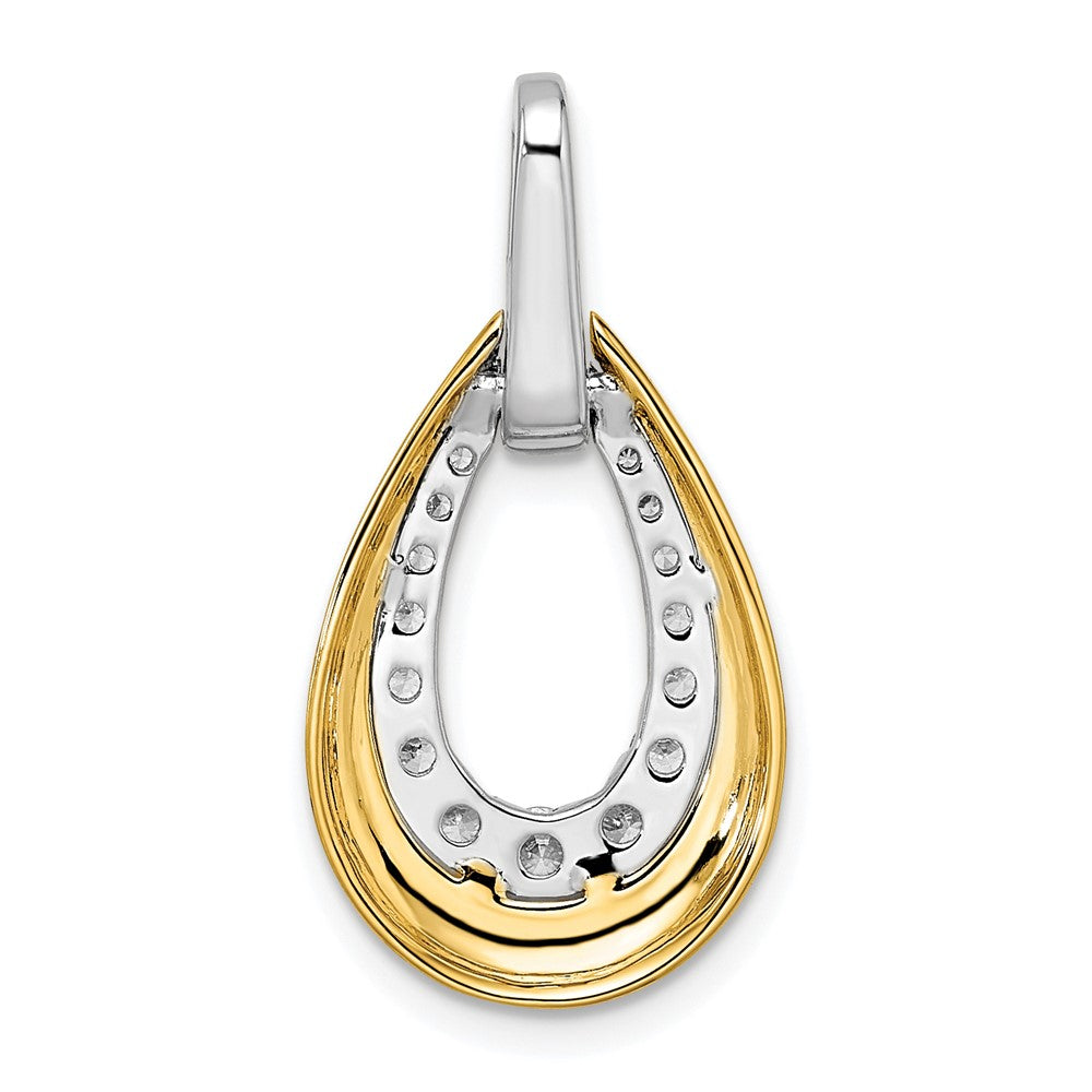True Origin and Lab Grown Diamond VS+ F+ 18 in Complete Teardrop Necklace