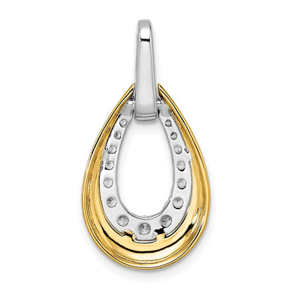 True Origin and Lab Grown Diamond VS+ F+ 18 in Complete Teardrop Necklace
