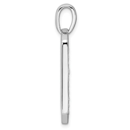 True Origin Men's Lab Grown Diamond VS+ F+ Complete Cross Dog Tag Pendant