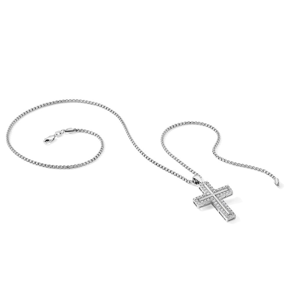 True Origin Lab Grown Diamond VS+ F+ Complete Cross Pendant