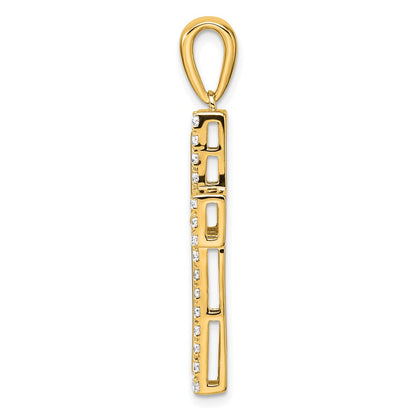 True Origin Lab Grown Diamond VS+ F+ Complete Cross Pendant