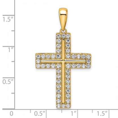 True Origin Lab Grown Diamond VS+ F+ Complete Cross Pendant