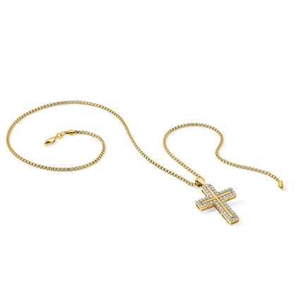 True Origin Lab Grown Diamond VS+ F+ Complete Cross Pendant