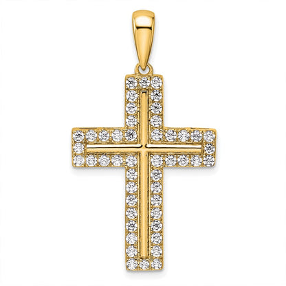 True Origin Lab Grown Diamond VS+ F+ Complete Cross Pendant