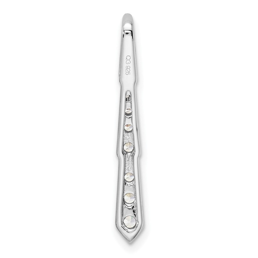 True Origin Lab Grown Diamond VS+ F+ 18 in Complete Vertical Bar Slide Necklace