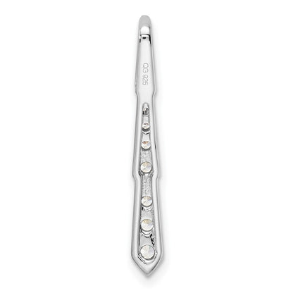 True Origin Lab Grown Diamond VS+ F+ 18 in Complete Vertical Bar Slide Necklace